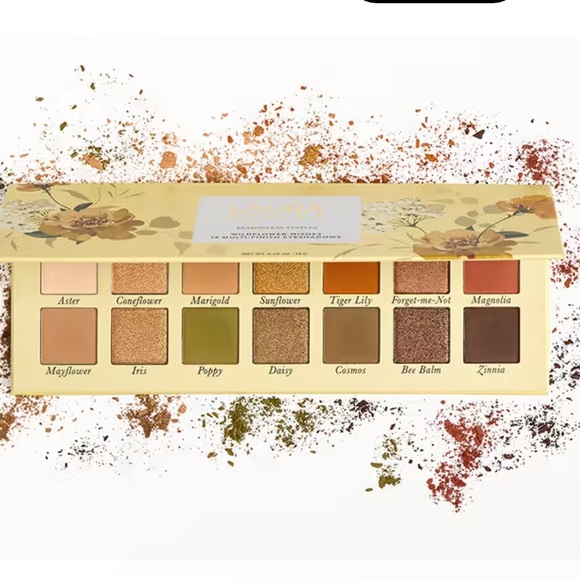 ✨ LAURA GELLER Seasonless Staples Wildflower Wishes 14 Multi-Finish Eyeshadows - Picture 3 of 5